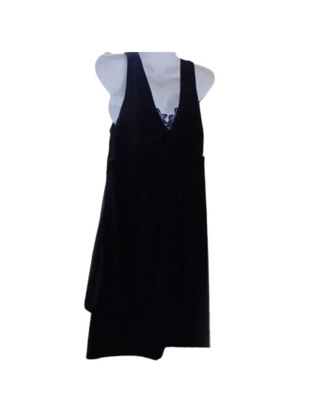 > Black dress with high waiste and cute back Women's Size 14